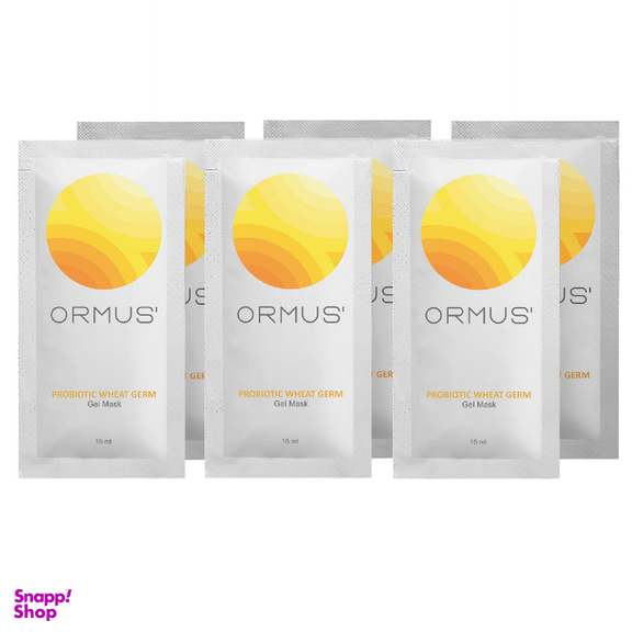 ژل ماسک صورت اورموس مدل جوانه گندم حجم 15 میلی لیتر بسته 6 عددی