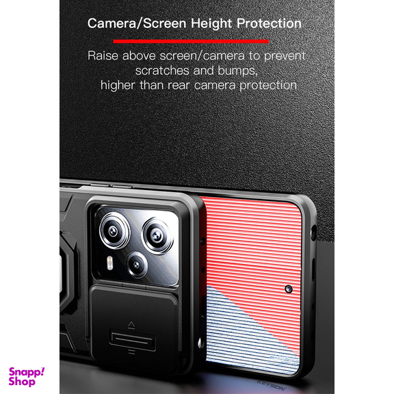 کاورگوشی موبایل سامورایی مدل Shockproof مناسب برای Redmi Note 12 Pro 5G / Poco X5 Pro 5G