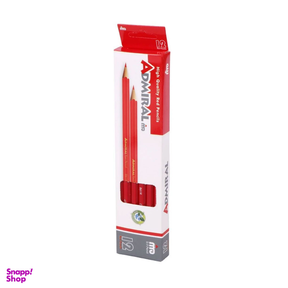 مداد قرمز آدمیرال مدل 861R بسته 12 عددی
