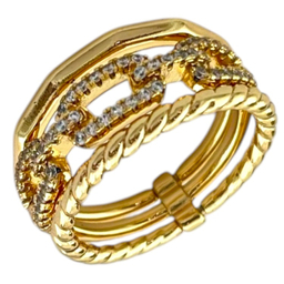 انگشتر زنانه ژوپینگ مدل تیفانی کد R5120