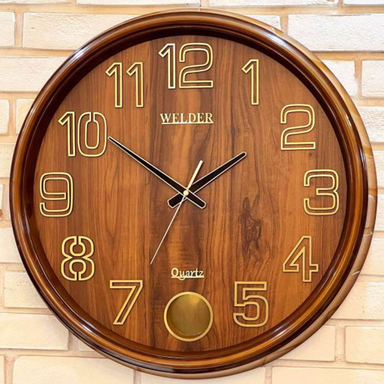 ساعت دیواری ولدر مدل پاندول دار کد 630