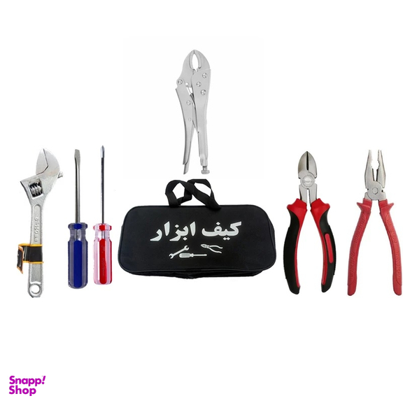 مجموعه ابزار 6 تکه مدل km6 به همراه کیف