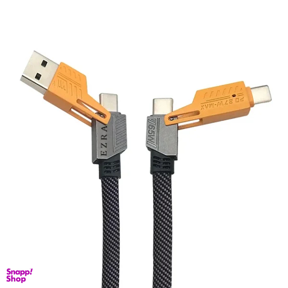 کابل تبدیل Type-C/USB به Lightning/Type-C آزرا مدل PD 27 W-MAX طول 1 متر
