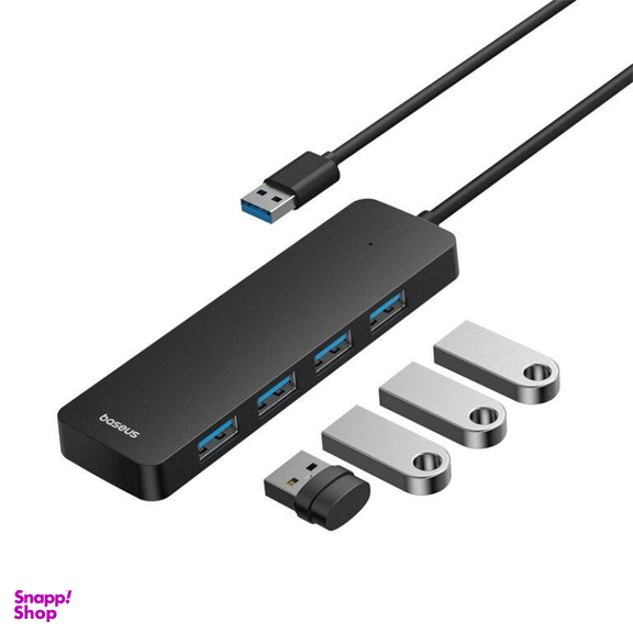 هاب 4 پورت USB 3.0 بیسوس مدل BS-OH080 100cm