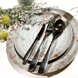 سرویس قاشق و چنگال 136 پارچه ناب استیل طرح واریان