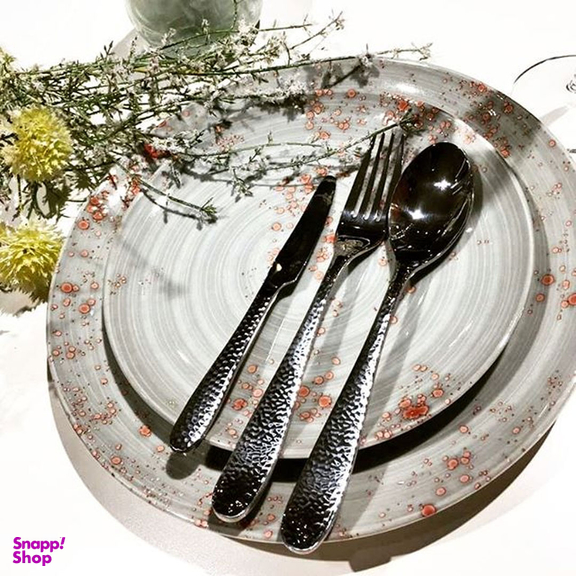 سرویس قاشق و چنگال 136 پارچه ناب استیل طرح واریان