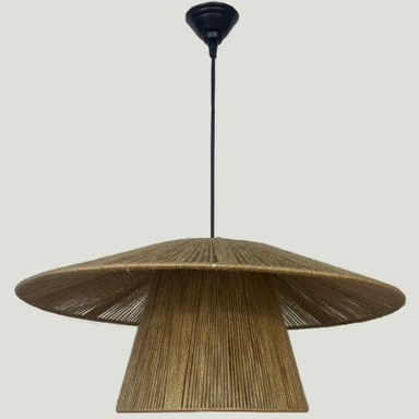 لوستر بافتنی نورهام مدل مکرومه کنفی