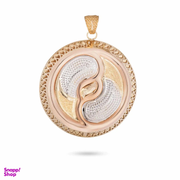 آویز گردنبند طلا 18 عیار زنانه میلی گالری طرح خیر و شر کد MT1788