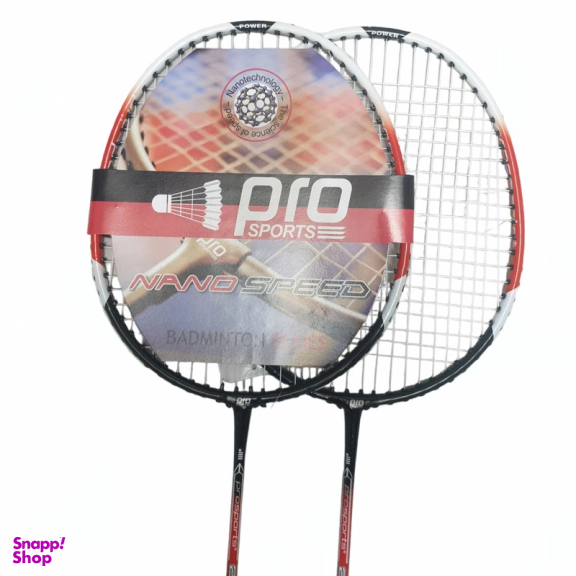 راکت بدمینتون پرو اسپورتز مدل pro 206 بسته 2 عددی