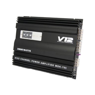 آمپلی فایر 4 کاناله خودرو مدل WDK705 V12 3800W