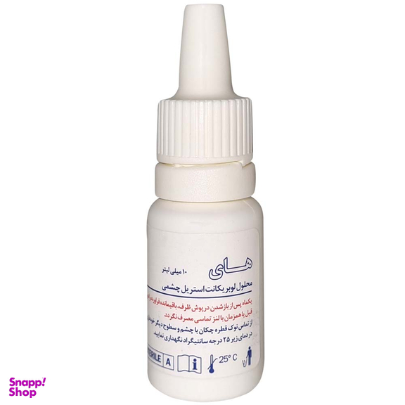 قطره استریل چشمی اشک مصنوعی های تدبیر کالای جم حجم 10 میلی لیتر