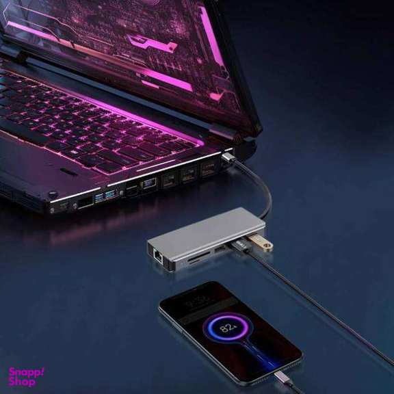 هاب 9 در 1 پرودو مدلUSB-C Hub PD-91CHB-GY