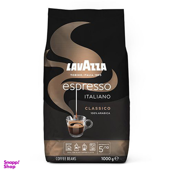 دانه قهوه ایتالیانو کلاسیکو لاواتزا وزن 1 کیلوگرم