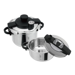 زودپز دوقلو جی فی نی مدل NEW-G02 گنجایش 6 و 4 لیتر