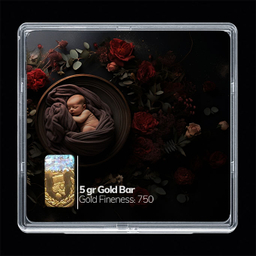 شمش طلا 18 عیار مدوپد مدل SG10330