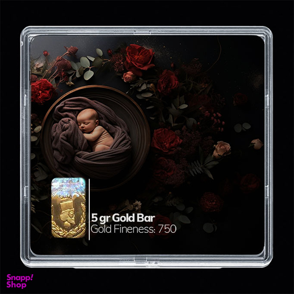 شمش طلا 18 عیار مدوپد مدل SG10330