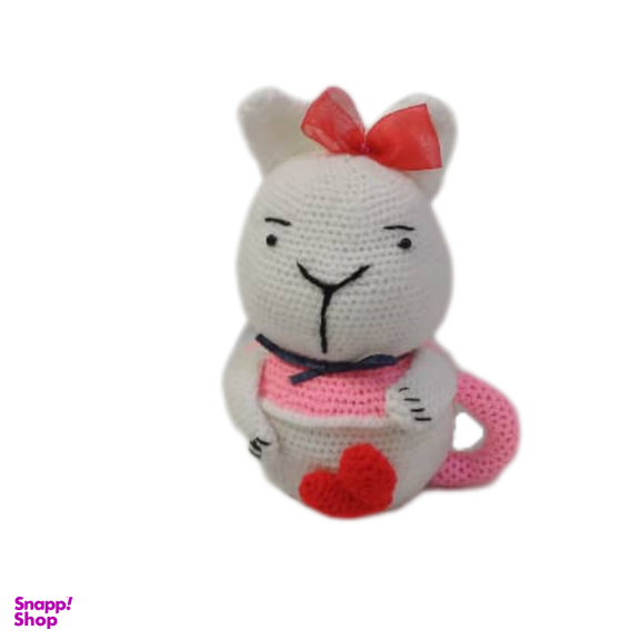 عروسک بافتنی مدل ماگ valentine