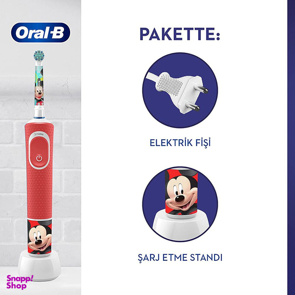 مسواک برقی کودک اورال-بی مدل Mickey Junior