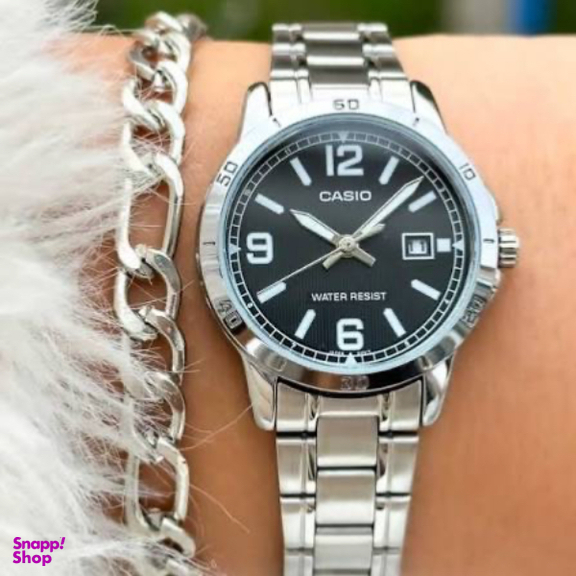 ساعت مچی عقربه ای زنانه کاسیو مدل LTP-v004D-1B2UDF