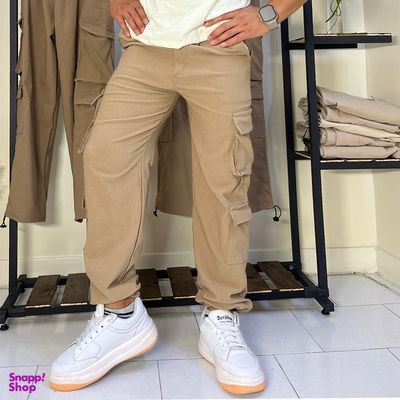 شلوار مردانه کد Sd رنگ خاکی