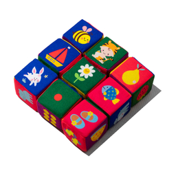 بازی آموزشی انتشارات ماه کوچولو مدل مکعب ابری شناخت مفاهیم کد 09 مجموعه 9 عددی