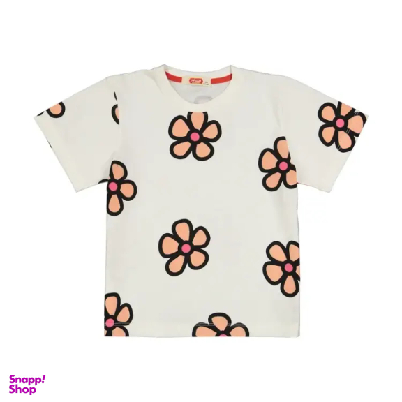 ست تیشرت و شلوار دخترانه مادر مدل ربکا کد AM-MA-Rebecca رنگ کالباسی