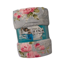 پتو دو نفره تیسا مدل گلدار ژله ای سایز 200×220 سانتی متر