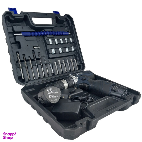 دریل پیچ گوشتی شارژی ویوارکس مدل VR12V-2A - مجموعه 28 عددی