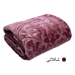 پتو تک‌ نفره گلبافت مارال شاپ مدل سوپر برجسته کد 1001