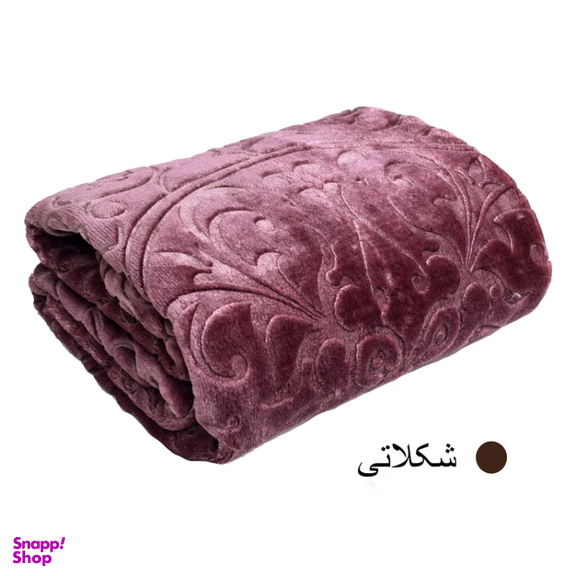 پتو تک‌ نفره گلبافت مارال شاپ مدل سوپر برجسته کد 1001