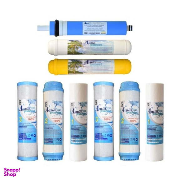 فیلتر دستگاه تصفیه آب آکوا پیورست مدل EZ 9098 مجموعه 9 عددی