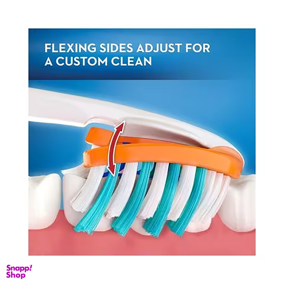 مسواک اورال بی مدل pro-Flex با برس متوسط متحرک