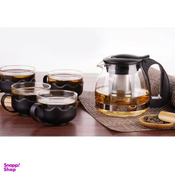 ست قوری و فنجان 5 پارچه کد 0133