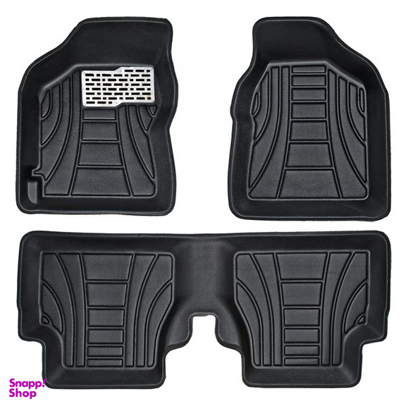 کفپوش سه بعدی خودرو پانیذ مدل پشت نمدی کد MHLB N مناسب تیبا 2