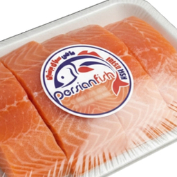 ماهی تازه صید روز فیله ماهی قزل سالمون پروفیش وزن 1200 گرم