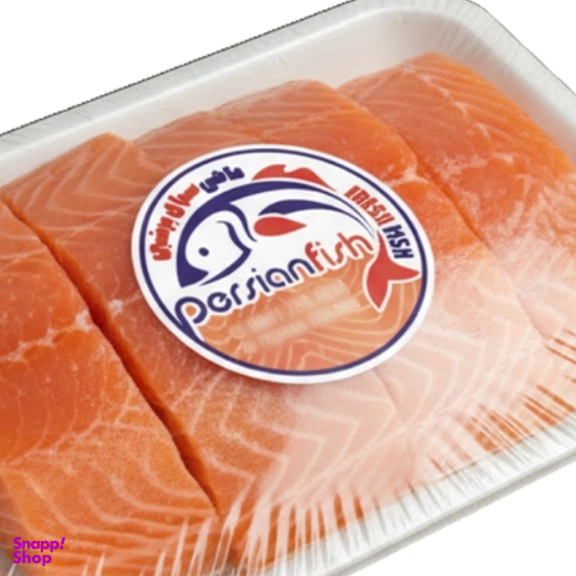 ماهی تازه صید روز فیله ماهی قزل سالمون پروفیش وزن 1200 گرم