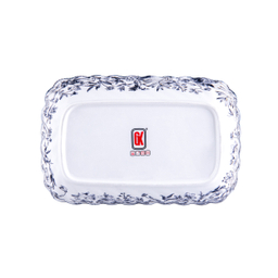 مرغ خوری مستطیل گلدکیش طرح لوتوس مدل GK701133-1