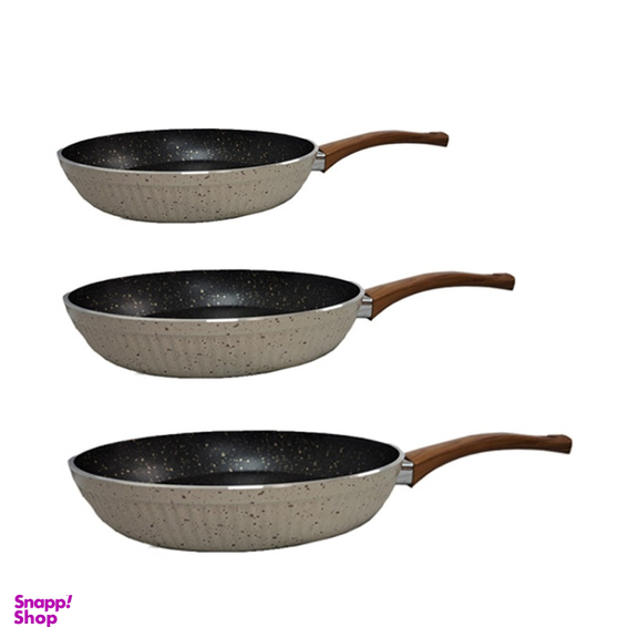 سرویس تابه گرانیتی 3 پارچه اویز پلاس مدل السا کد 28