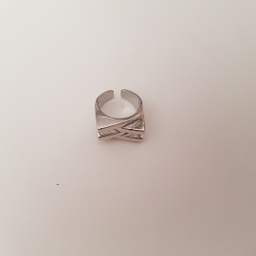 انگشتر زنانه وای اس ایکس طرح مربع کد 02