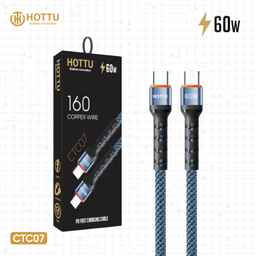 کابل شارژ 60 وات هوتو مدل CTC07 طول 1 متر
