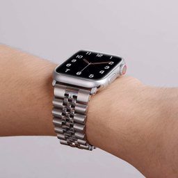 بند ساعت هوشمند مدل رولکسی مناسب اپل واچ سایز 38/40/41 میلی متر