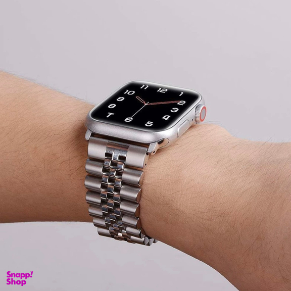 بند ساعت هوشمند مدل رولکسی مناسب اپل واچ سایز 38/40/41 میلی متر