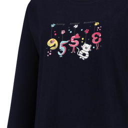 ست بلوز و شلوار راحتی زنانه کد 1041 رنگ سرمه‌ ای