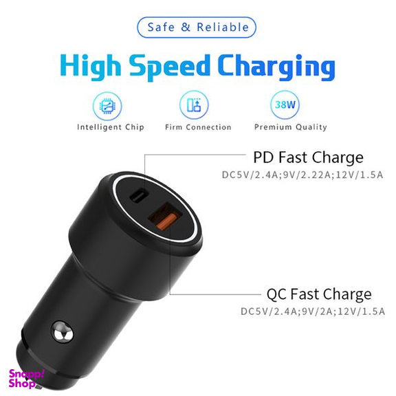 شارژر فندکی 38 وات پرووان مدل PCG21
