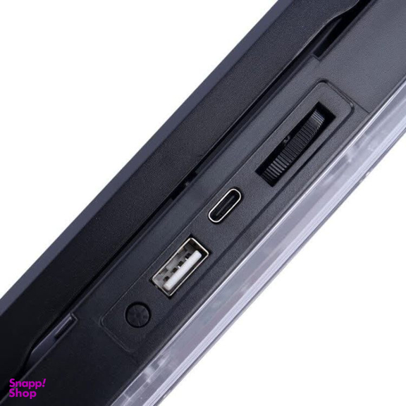 پایه خنک کننده لپ تاپ 2 فن RGB دی نت مدل DT-50