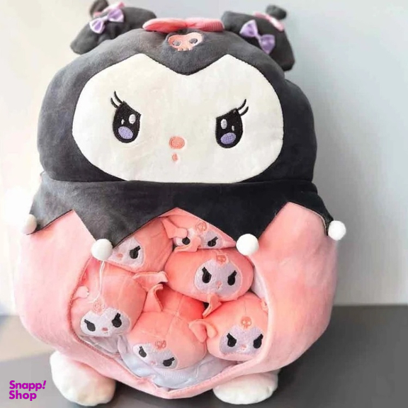 عروسک مدل کرومی بالشتی بچه دار ارتفاع 50 سانتی‌ متر