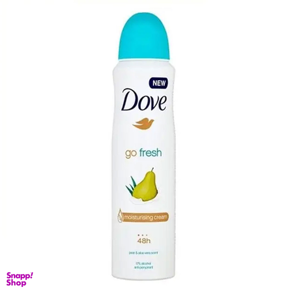 اسپری ضد تعریق گلابی داو مدل Go Fresh حجم 250 میلی‌ لیتر