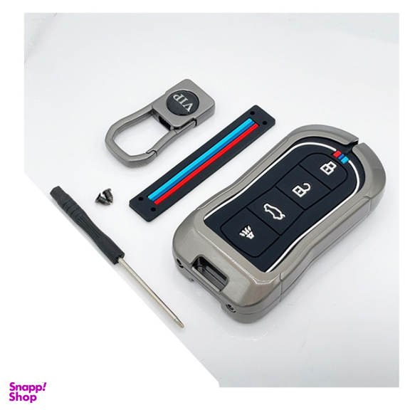 کاور سوئیچ خودرو کالانیکس مدل COV-S8-10644 طرح فلزی مناسب هایما S8