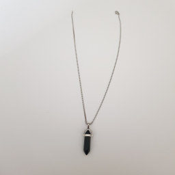 گردنبند سنگ مدل چاکرا کد 256 رنگ مشکی