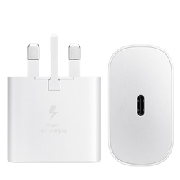 شارژر دیواری 25 وات سامسونگ مدل 3 پین کد 5545 مناسب Galaxy A15